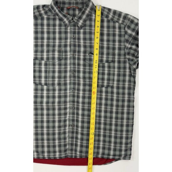 Simms Mens Shirt Fishing Guide Thermal Waffle Fleece Lined Shacket Sz XL Black - Picture 13 of 13